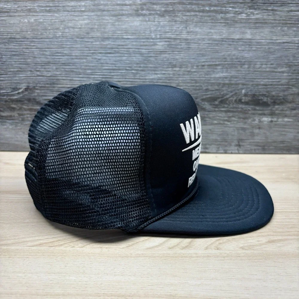 Vintage Mohr's Wanted Meaningful Overnight Relationship Trucker Hat Snapback